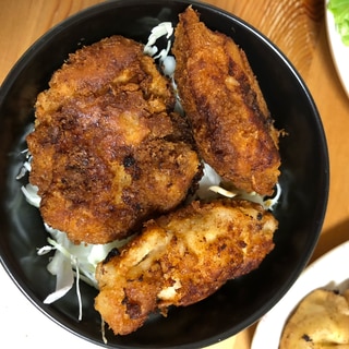 業務スーパーの商品でお手軽★ソースカツ丼